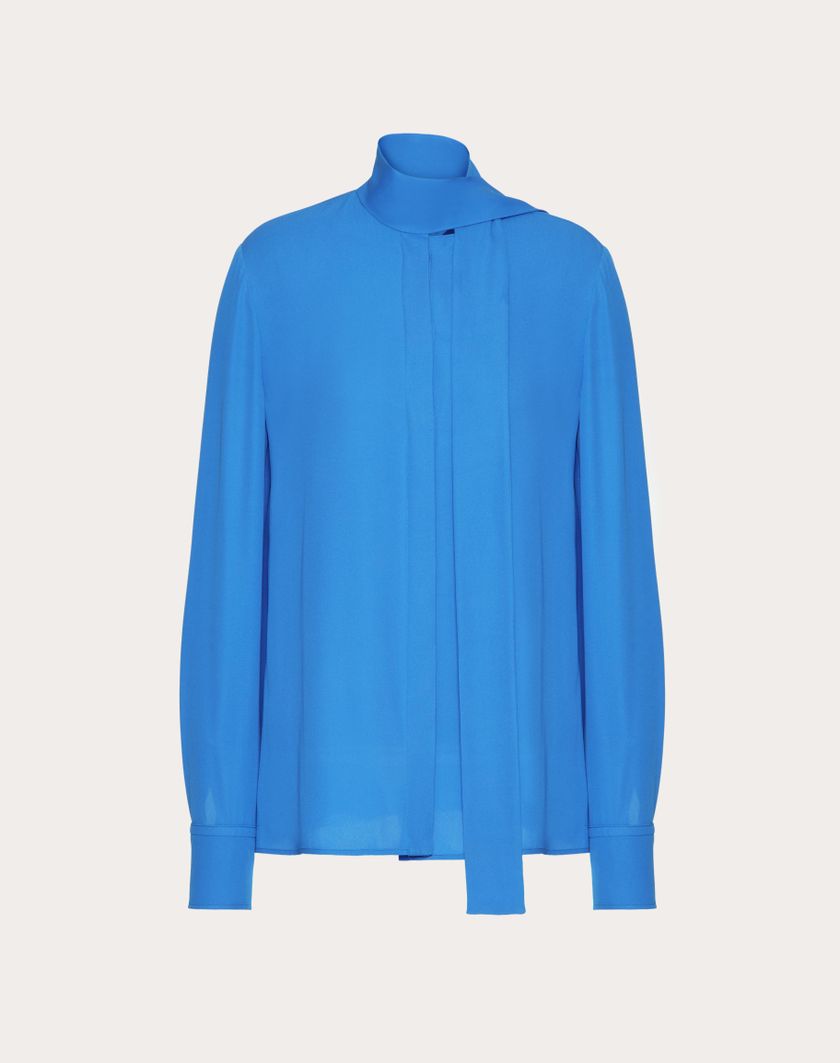Valentino Handbags Camicia In Georgette per Donna in Serenity | Valentino IT Lightning offer