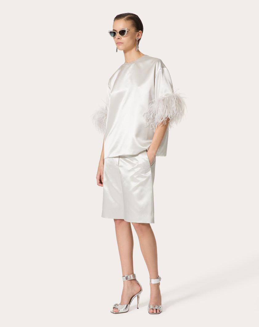 Valentino Handbags Top In Satin De Soie per Donna in Smoky | Valentino IT Enormi risparmi