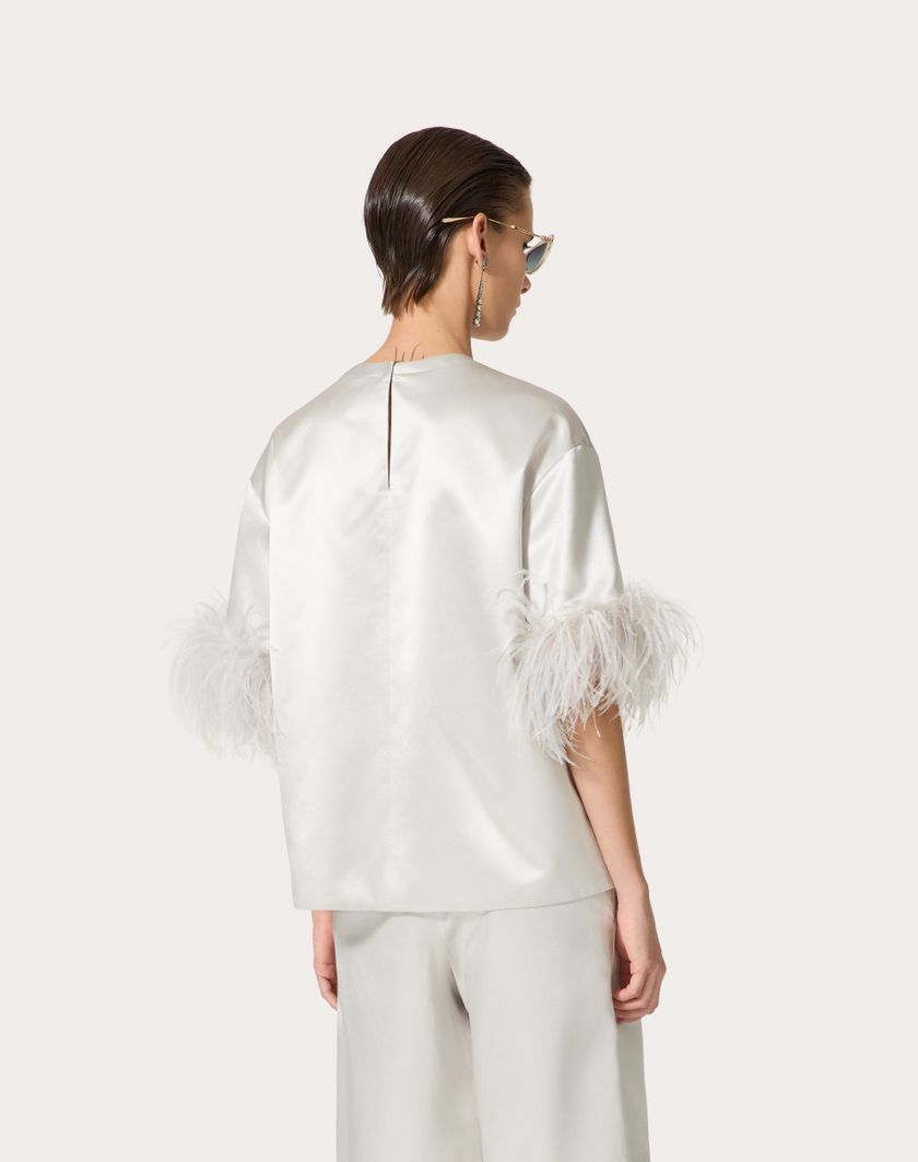Valentino Handbags Top In Satin De Soie per Donna in Smoky | Valentino IT Enormi risparmi