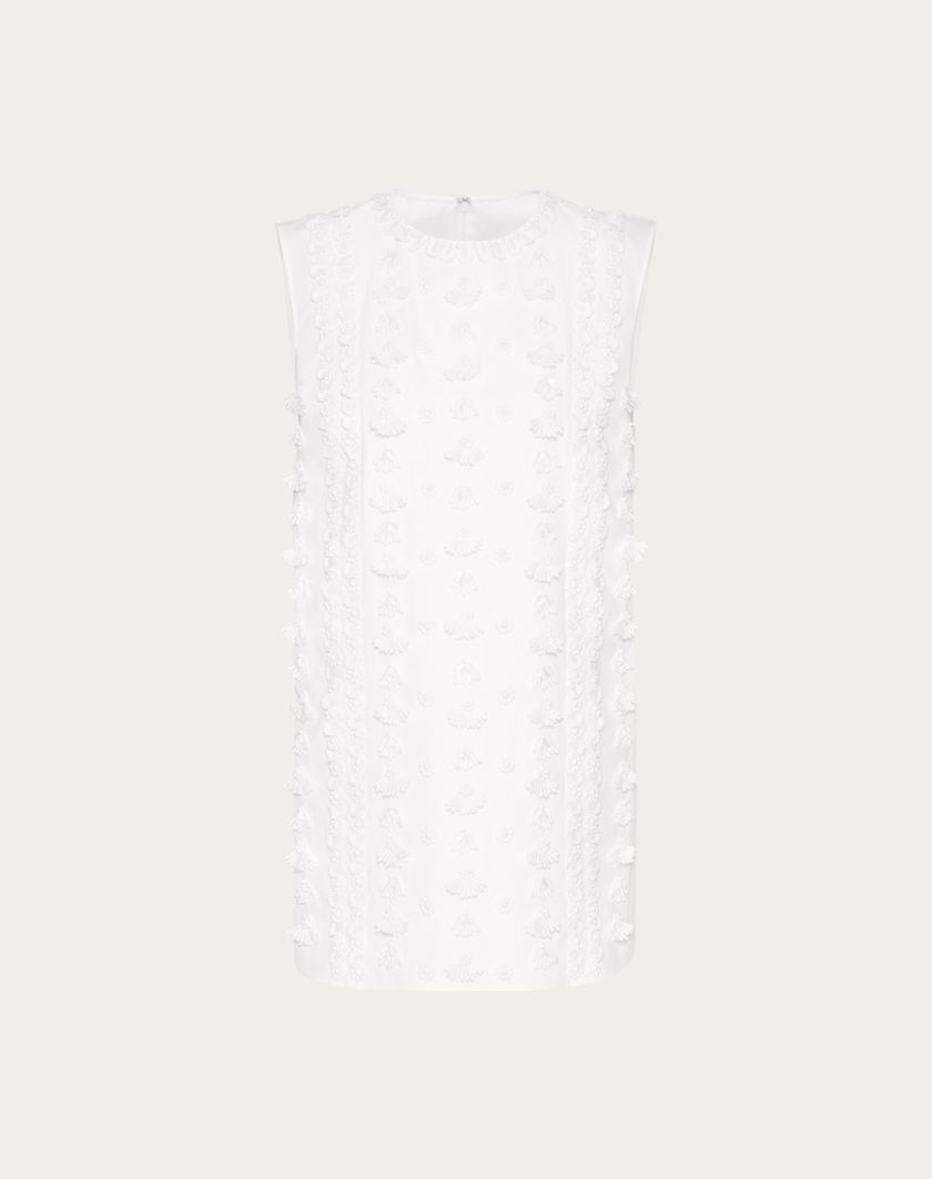 Valentino Handbags Top In Compact Popeline Ricamato per Donna in Bianco | Valentino IT Ritorno libero