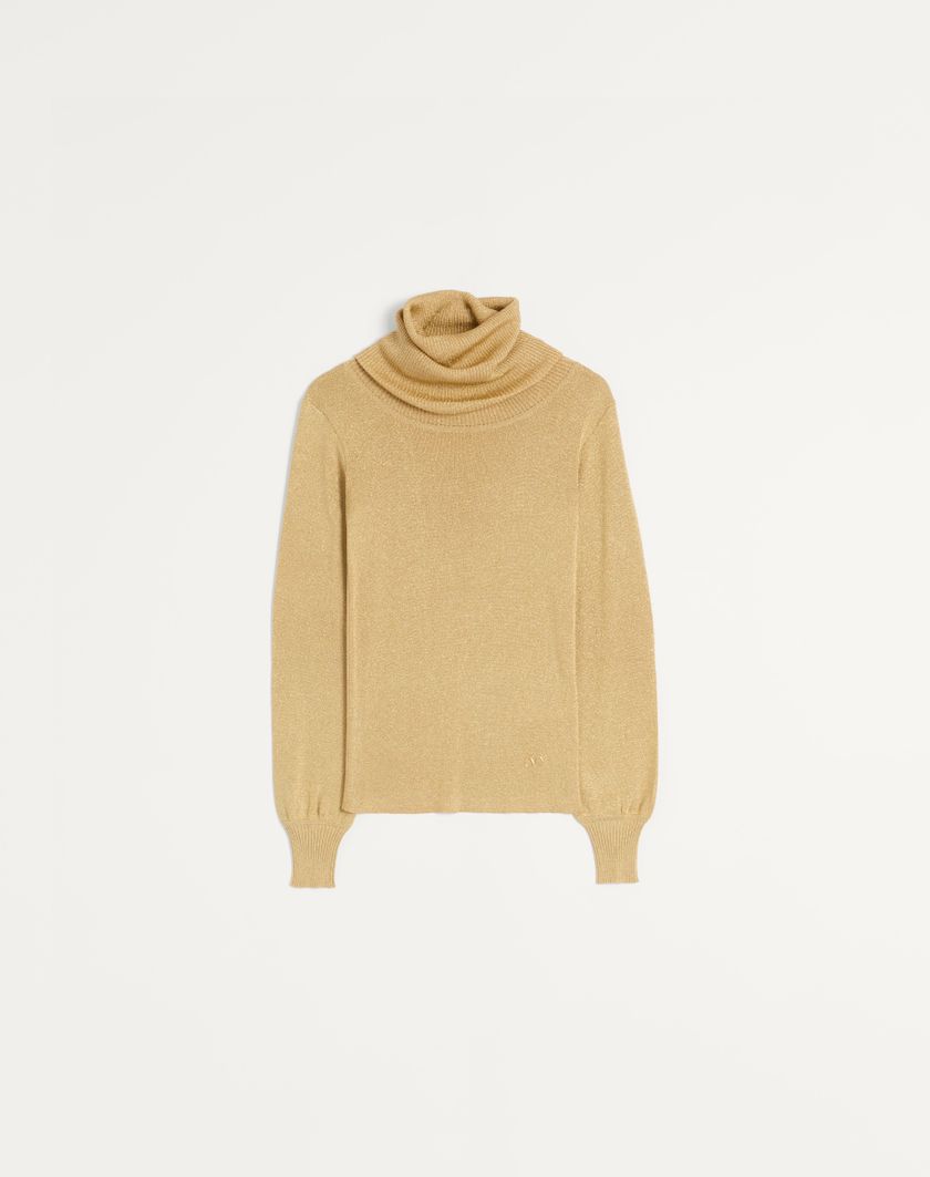 Valentino Handbags Maglia In Lurex per Donna in Oro | Valentino IT Qualità