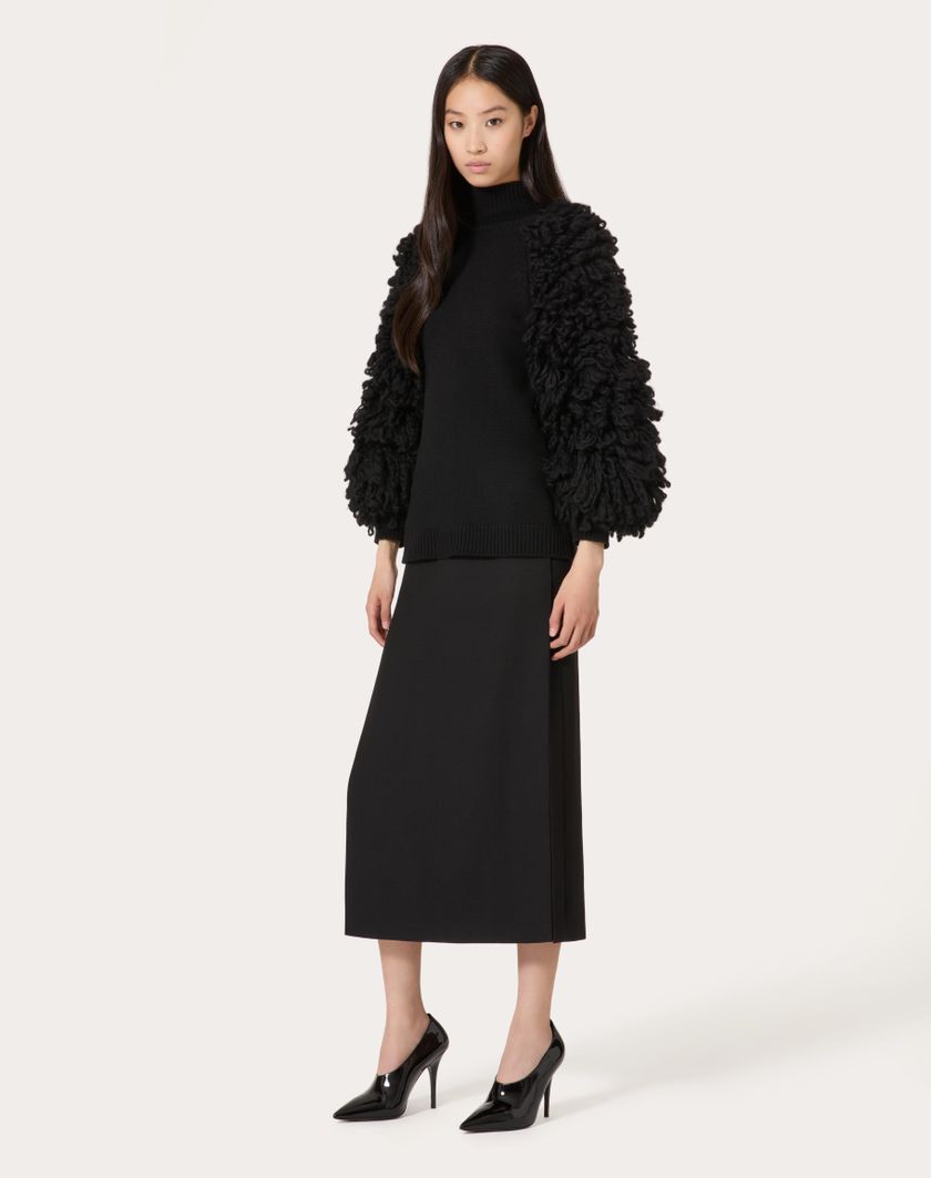 Valentino Handbags Maglia In Lana per Donna in Nero | Valentino IT Negozi Online