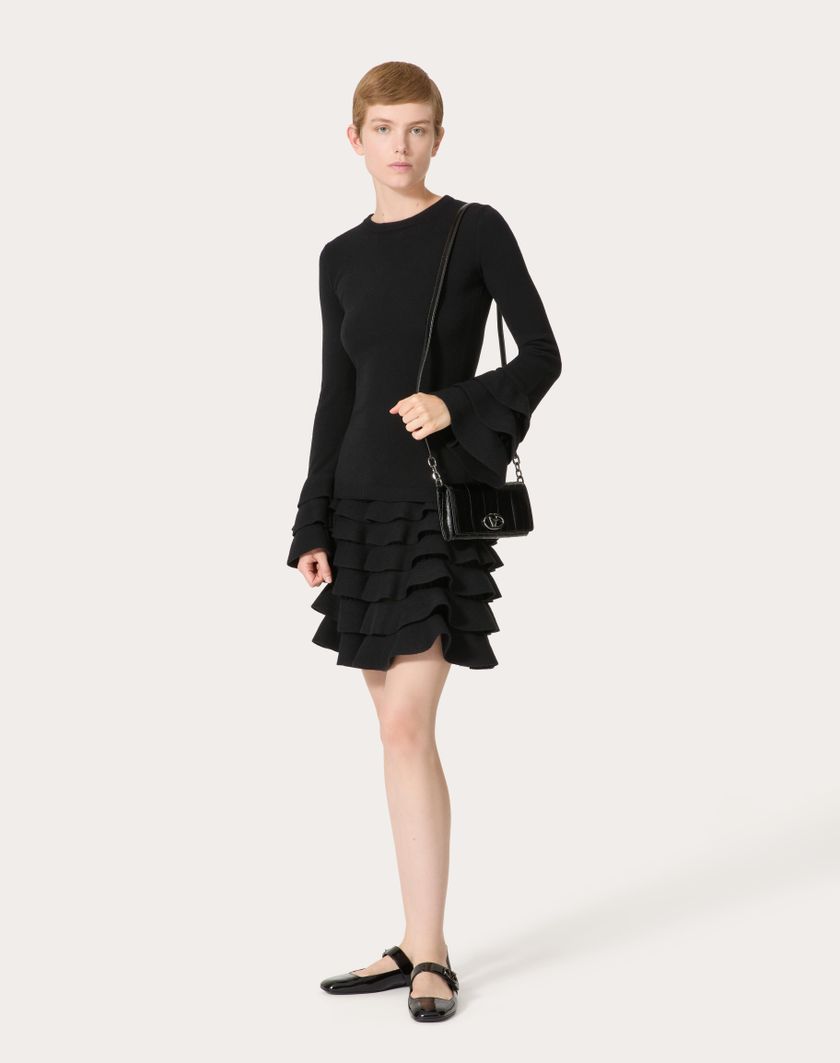 Valentino Handbags Maglia In Viscosa E Lana per Donna in Nero | Valentino IT Acquista Ora