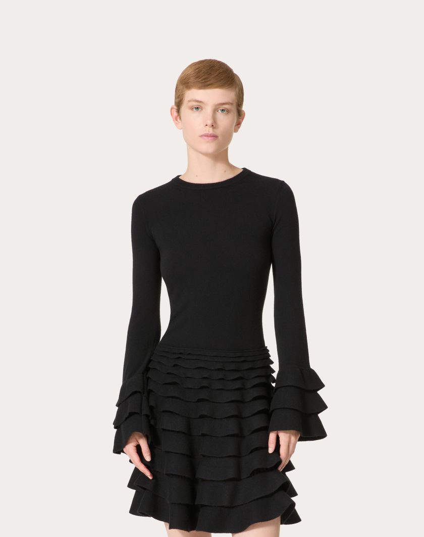 Valentino Handbags Maglia In Viscosa E Lana per Donna in Nero | Valentino IT Acquista Ora