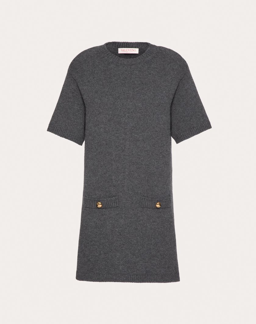 Valentino Handbags Maglia In Lana per Donna in Grigio Scuro | Valentino IT Shopping Online