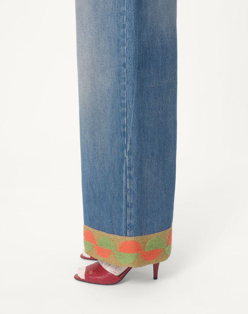 Valentino Handbags Pantaloni In Denim per Donna in Denim | Valentino IT Outlet