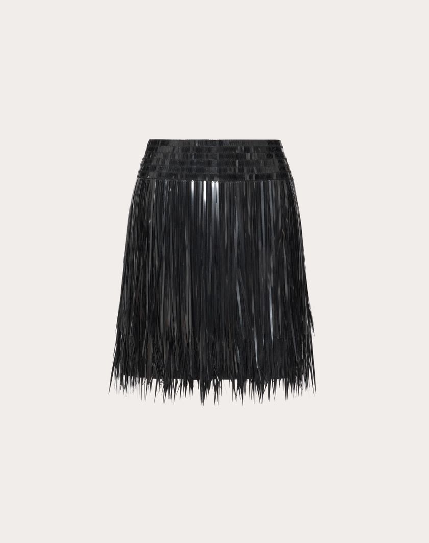 Valentino Handbags Gonna In Organza Ricamata per Donna in Nero | Valentino IT Offerta speciale