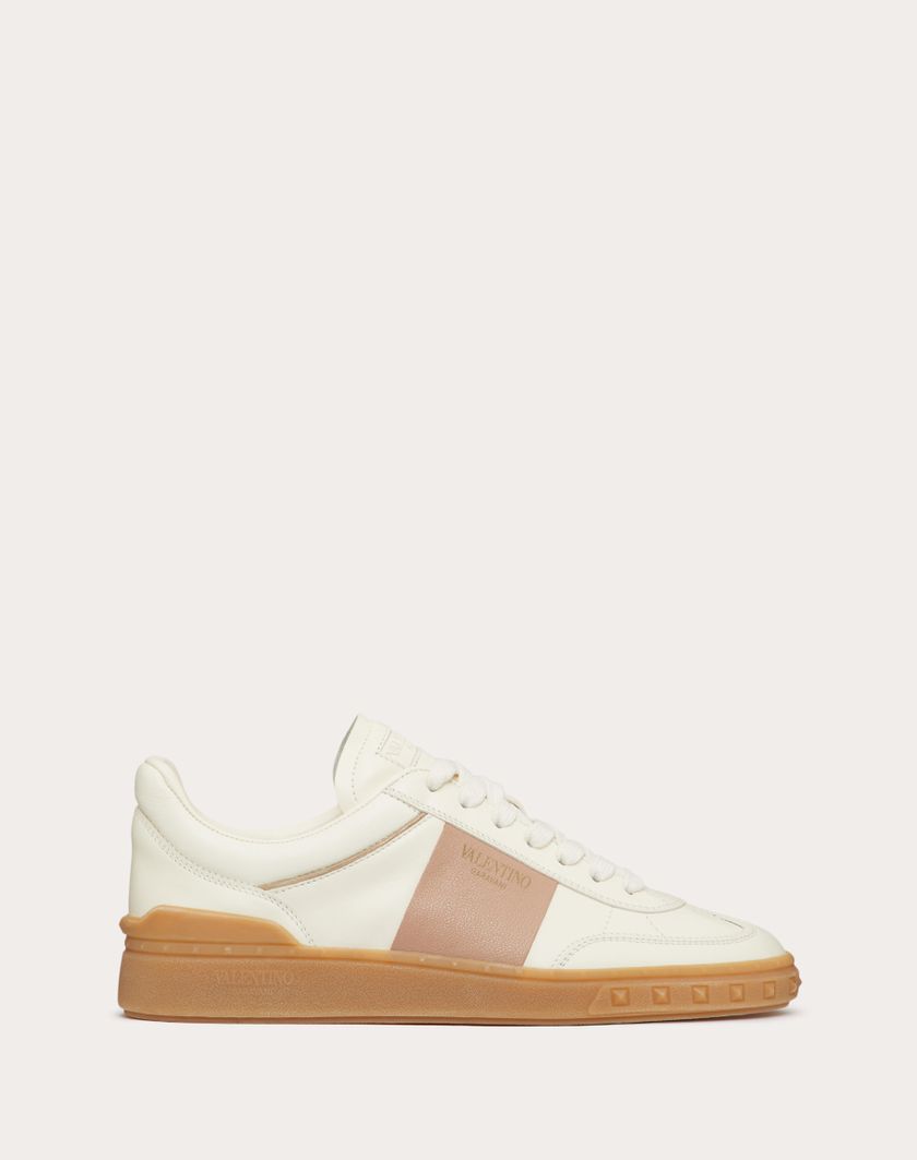 Valentino Handbags Sneaker Upvillage In Vitello Nappato per Donna in Rose Cannelle | Valentino IT Offerte stagionali