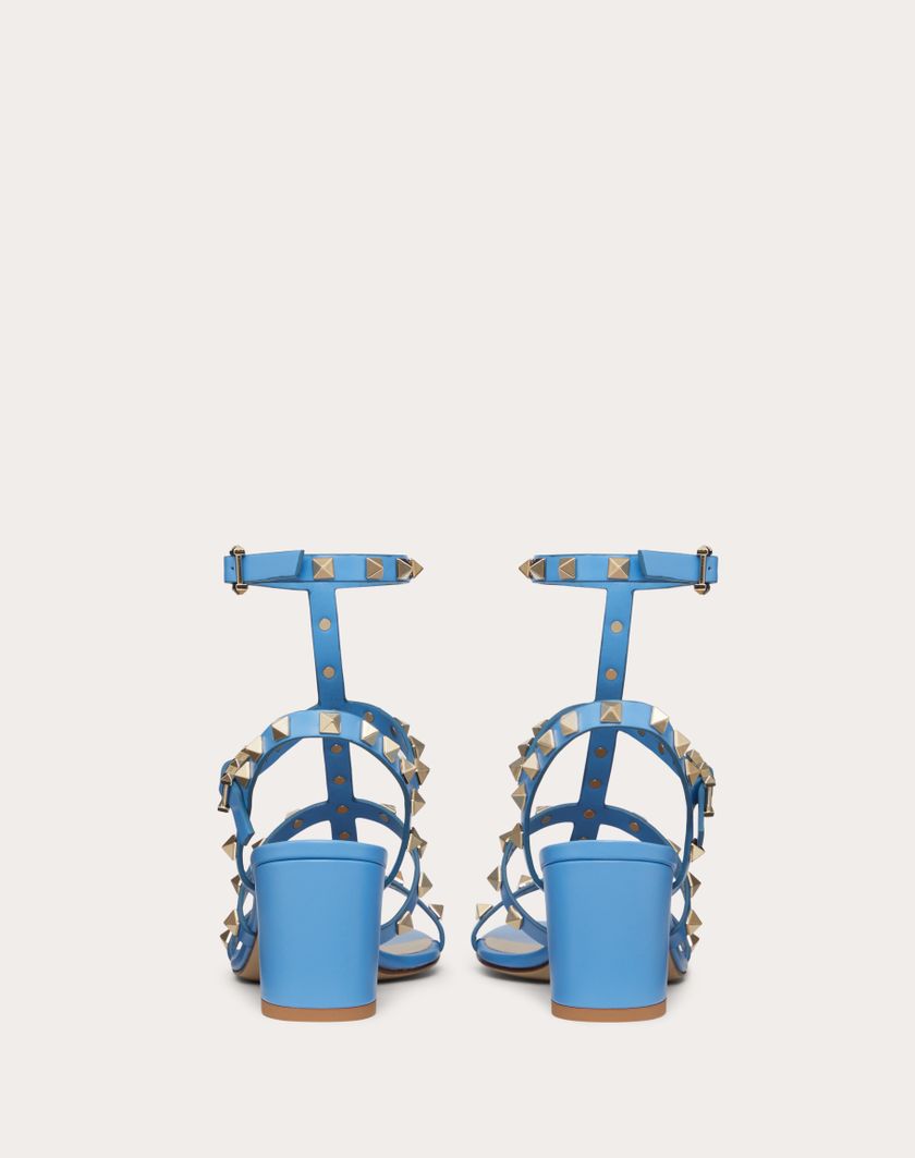 Valentino Handbags Sandalo Rockstud Con Cinturini 60mm per Donna in Poudre | Valentino IT In vendita