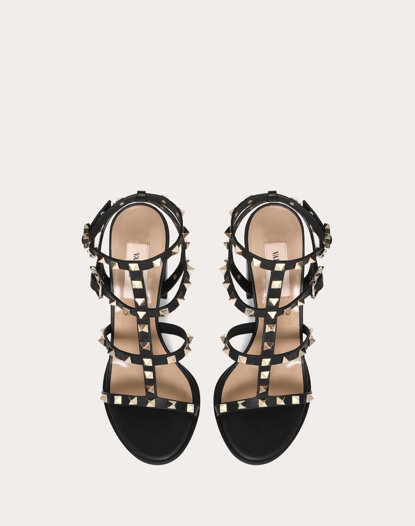 Valentino Handbags Sandalo Rockstud Con Cinturini 90mm per Donna in Poudre | Valentino IT 50% di sconto per tempo limitato