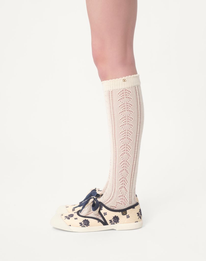 Valentino Handbags Shorts In Damier Light Tweed per Donna in Avorio/nero | Valentino IT Vendita Economica