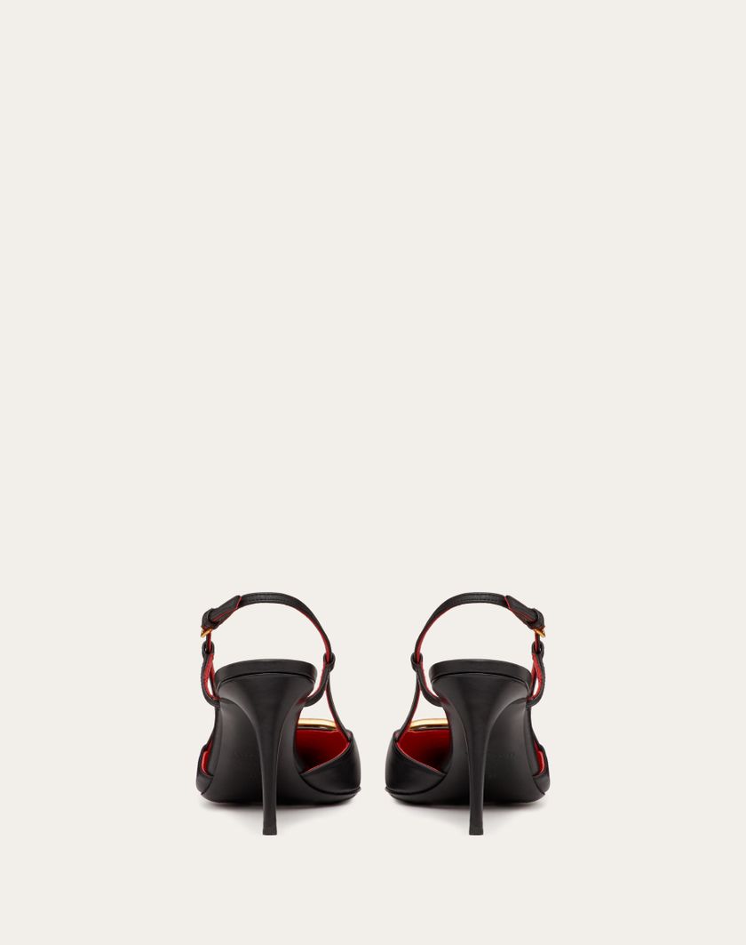 Valentino Handbags Décolleté Slingback Vlogo Signature In Vitello 80mm per Donna in Nero | Valentino IT Sconto di tempo limitato