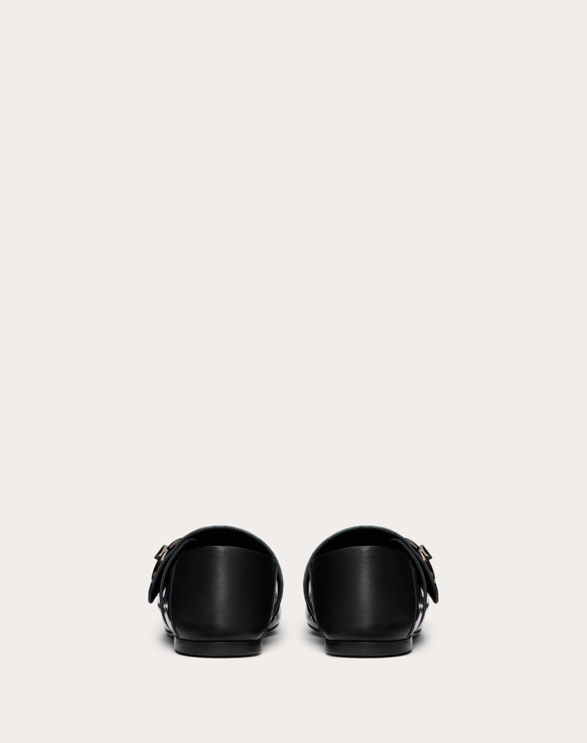 Valentino Handbags Ballerina Mary-jane Vlogo Locker In Vernice per Donna in Nero | Valentino IT Lightning offer