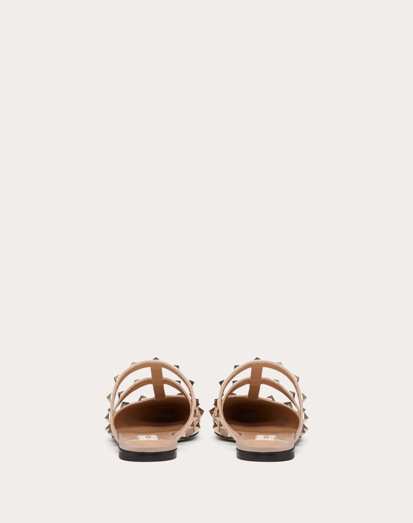 Valentino Handbags Mule Rockstud In Vernice per Donna in Poudre | Valentino IT Promozione temporanea