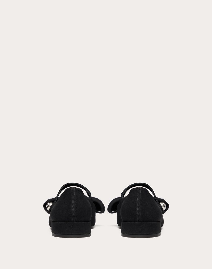Valentino Handbags Ballerina Mary-jane Valentino Garavani Bowjane In Tessuto Crepe 20mm per Donna in Nero | Valentino IT Fino al 60% di sconto