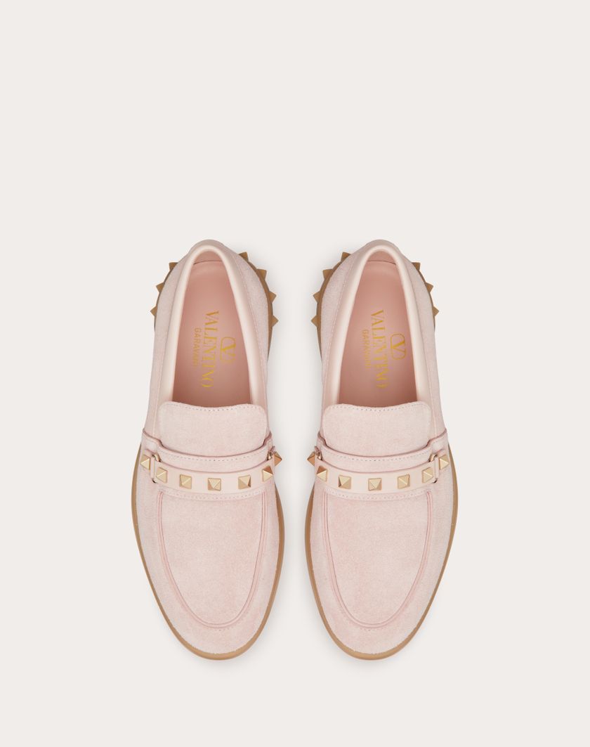 Valentino Handbags Mocassino Leisure Flows In Crosta per Donna in Cappuccino | Valentino IT Discount Store per i nuovi prodotti