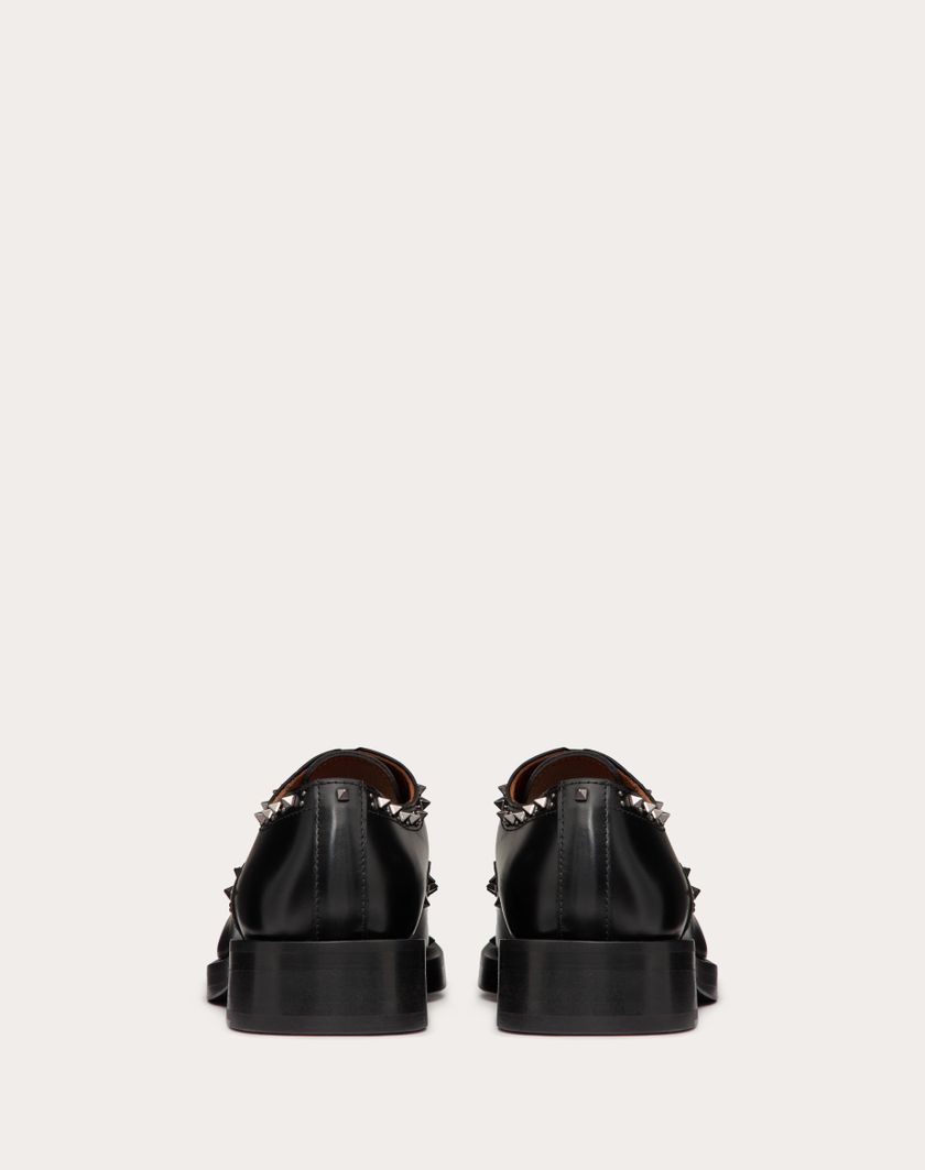 Valentino Handbags Scarpa Stringata Oxford Valentino Garavani Gentleglam In Vitello per Donna in Nero | Valentino IT Solo un giorno rimasto