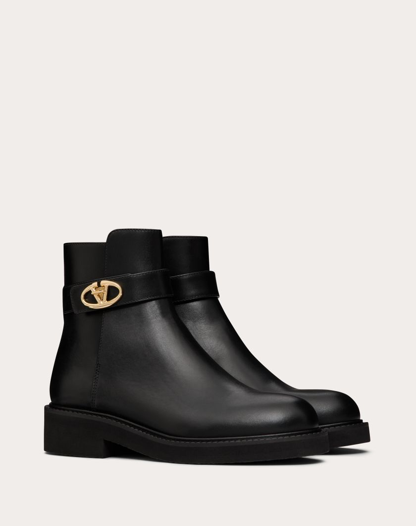 Valentino Handbags Stivaletto Vlogo Locker In Vitello 40mm per Donna in Nero | Valentino IT Trasporto libero internazionale