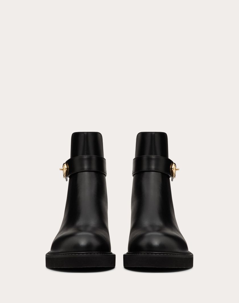 Valentino Handbags Stivaletto Vlogo Locker In Vitello 40mm per Donna in Nero | Valentino IT Trasporto libero internazionale