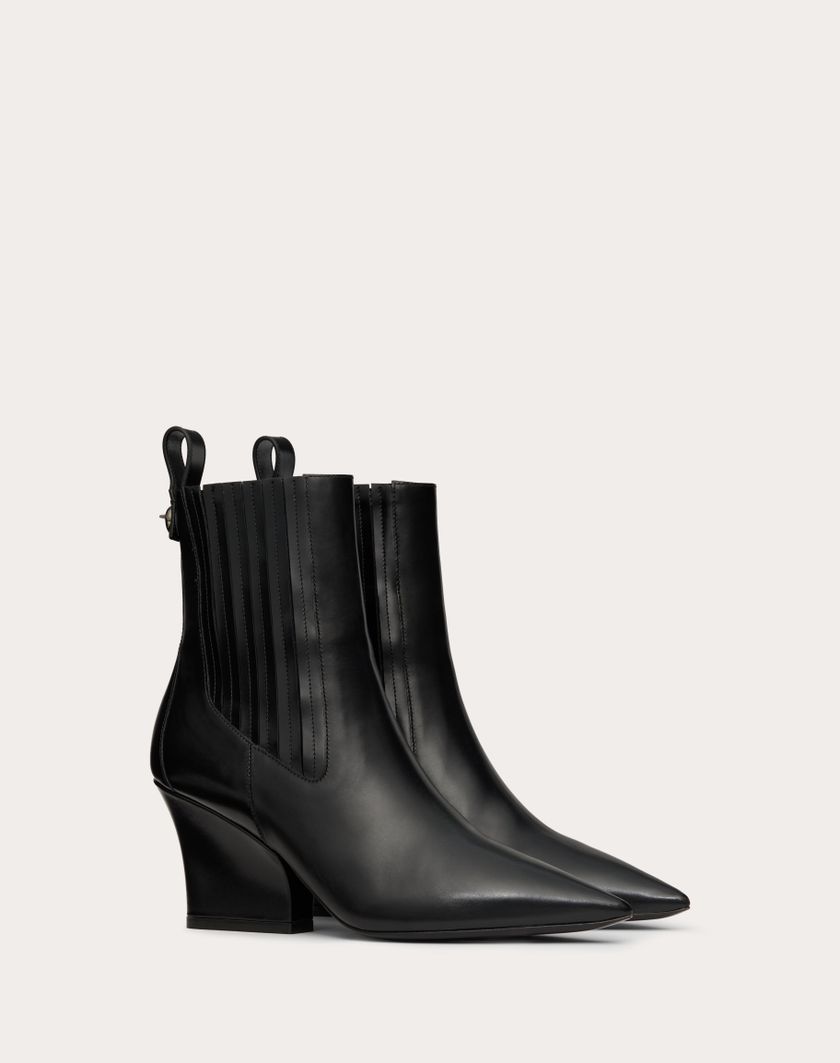 Valentino Handbags Beatle Vlogo Lockette In Vitello Spazzolato 75mm per Donna in Nero | Valentino IT Esporta salva