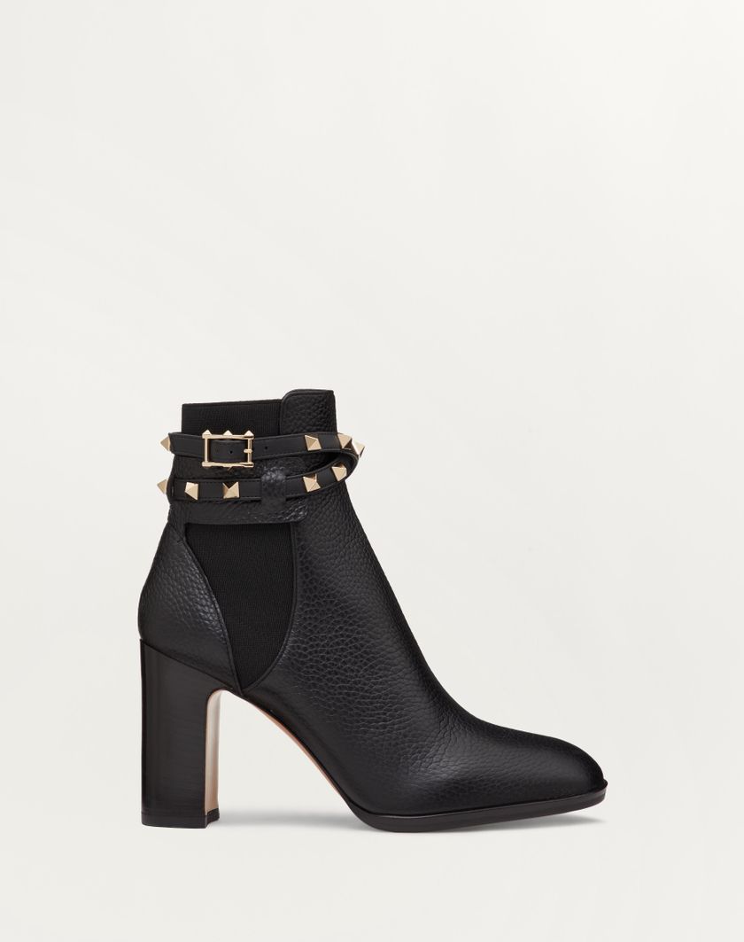 Valentino Handbags Stivaletto Rockstud In Vitello Granato 90mm per Donna in Nero | Valentino IT Sconti questo mese