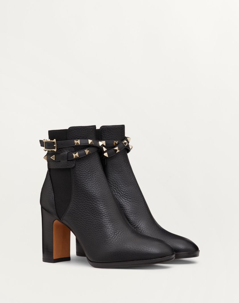 Valentino Handbags Stivaletto Rockstud In Vitello Granato 90mm per Donna in Nero | Valentino IT Sconti questo mese