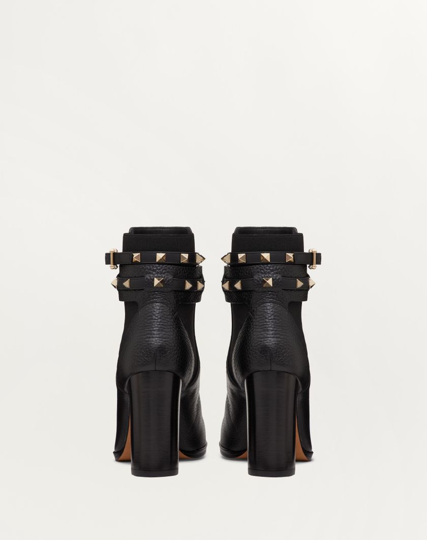 Valentino Handbags Stivaletto Rockstud In Vitello Granato 90mm per Donna in Nero | Valentino IT Sconti questo mese