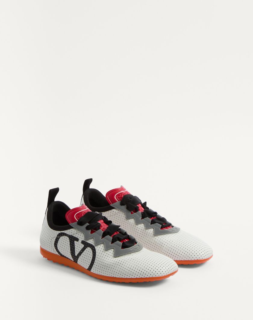 Valentino Handbags Sneaker Chromathon In Nappa Traforata per Donna in Multicolor | Valentino IT Vendita Calda