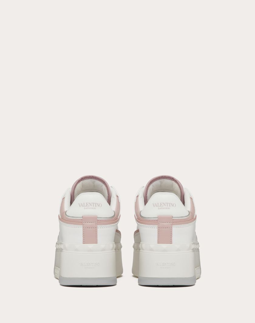 Valentino Handbags Sneaker Freedots Xl In Vitello per Donna in Bianco/rose/silver | Valentino IT Nuova
