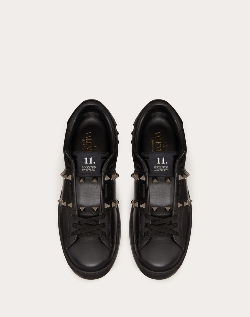 Valentino Handbags Sneaker Rockstud Untitled Noir In Vitello per Donna in Nero | Valentino IT Offerta speciale