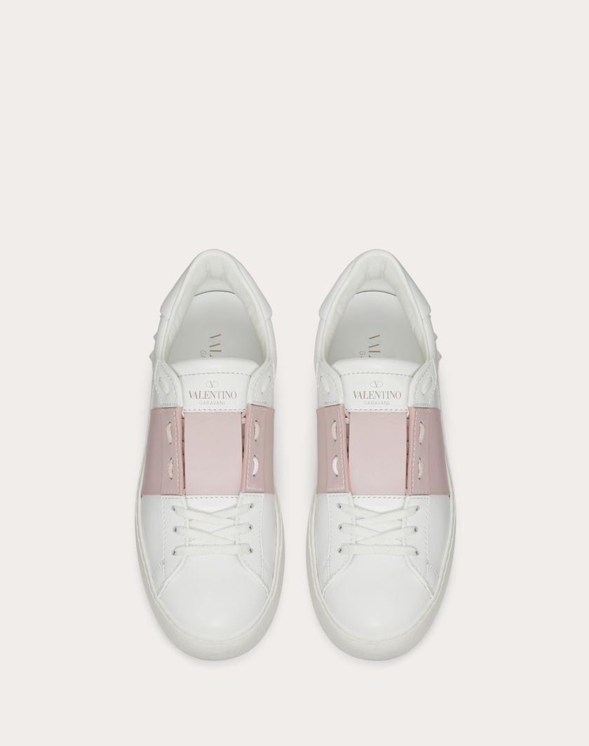 Valentino Handbags Sneaker Open In Vitello per Donna in Bianco/water Rose | Valentino IT Comprare a buon mercato