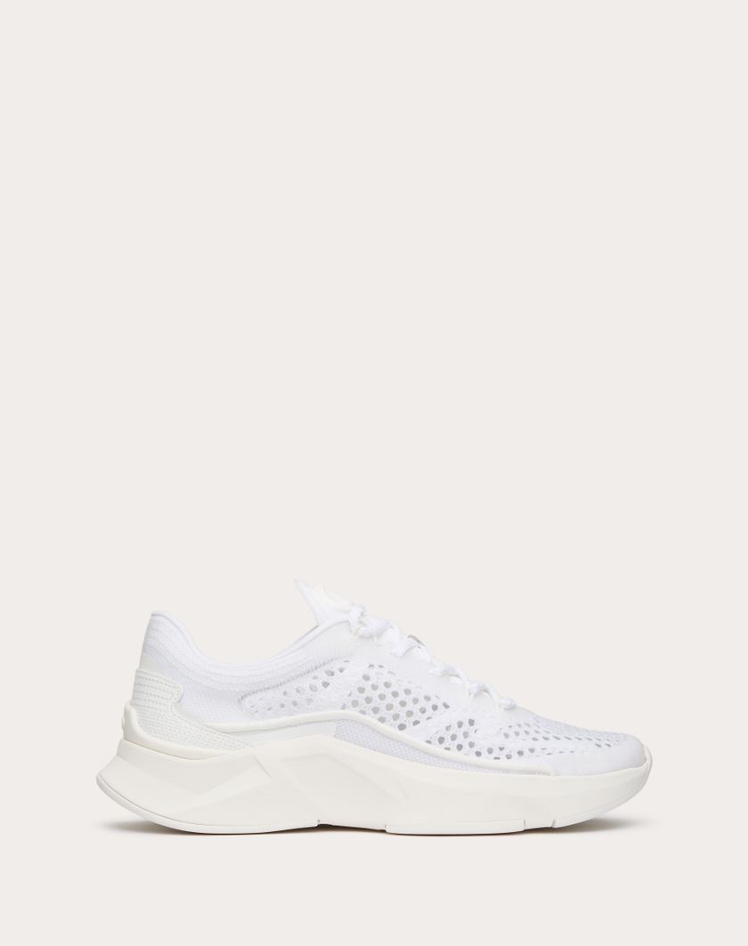 Valentino Handbags Sneaker True Actress In Rete per Donna in Bianco | Valentino IT Offerta esclusiva