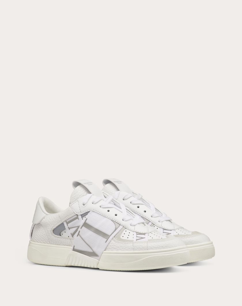 Valentino Handbags Sneaker Vl7n In Vitello E Nastri per Donna in Bianco | Valentino IT Cyber Monday