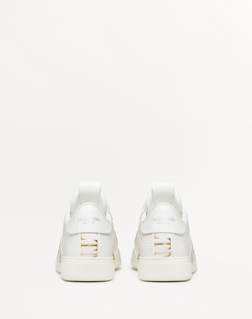Valentino Handbags Sneaker Vl7n In Vitello E Nastri per Donna in Bianco/antique Brass | Valentino IT Offerta natalizia