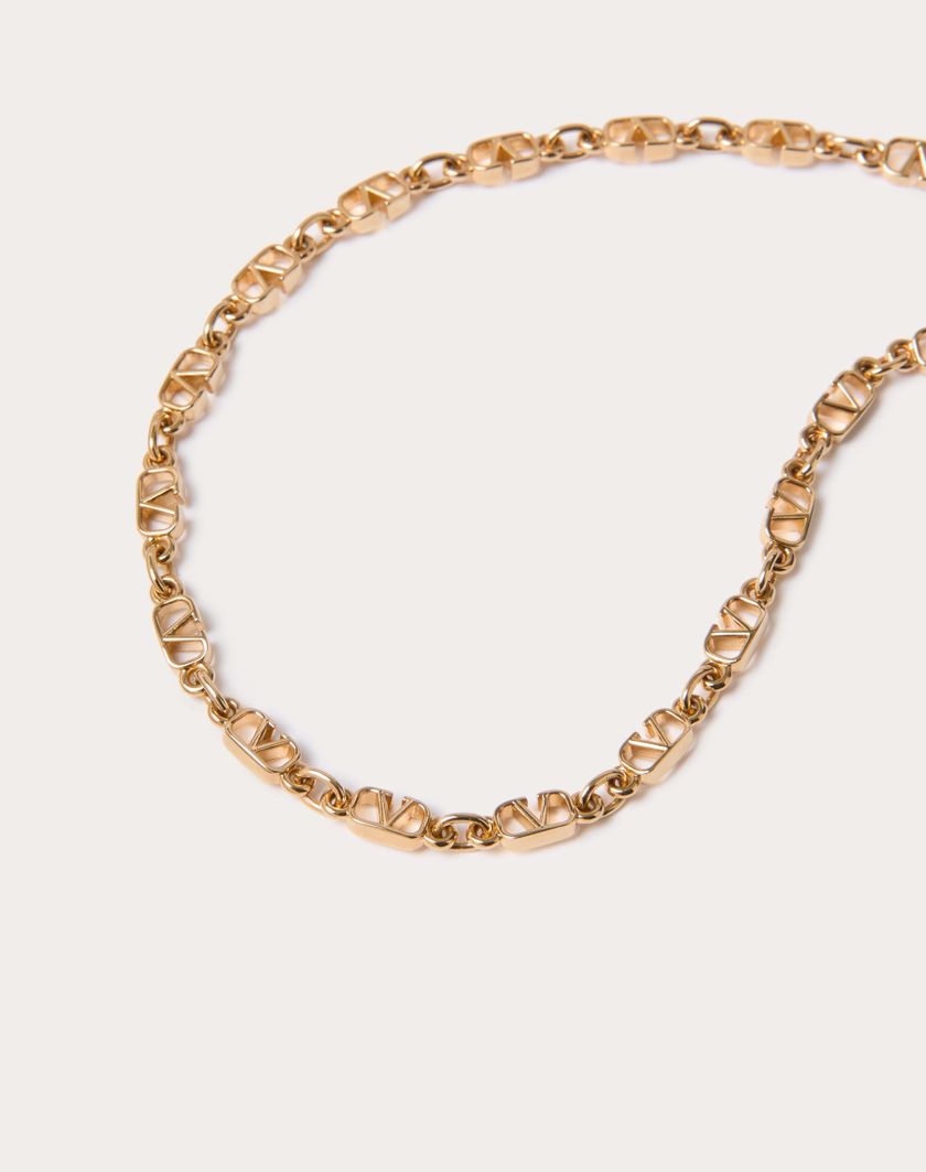 Valentino Handbags Collana Vlogo Signature In Metallo per Donna in Oro | Valentino IT Latest stili