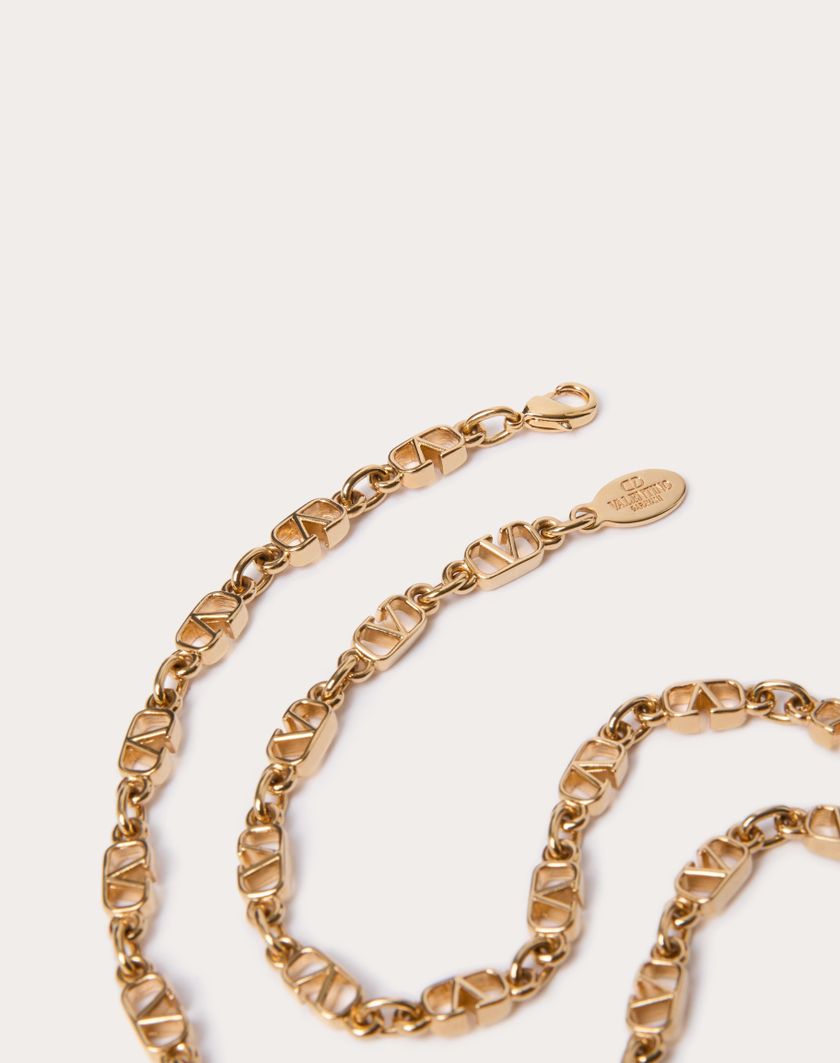 Valentino Handbags Collana Vlogo Signature In Metallo per Donna in Oro | Valentino IT Latest stili