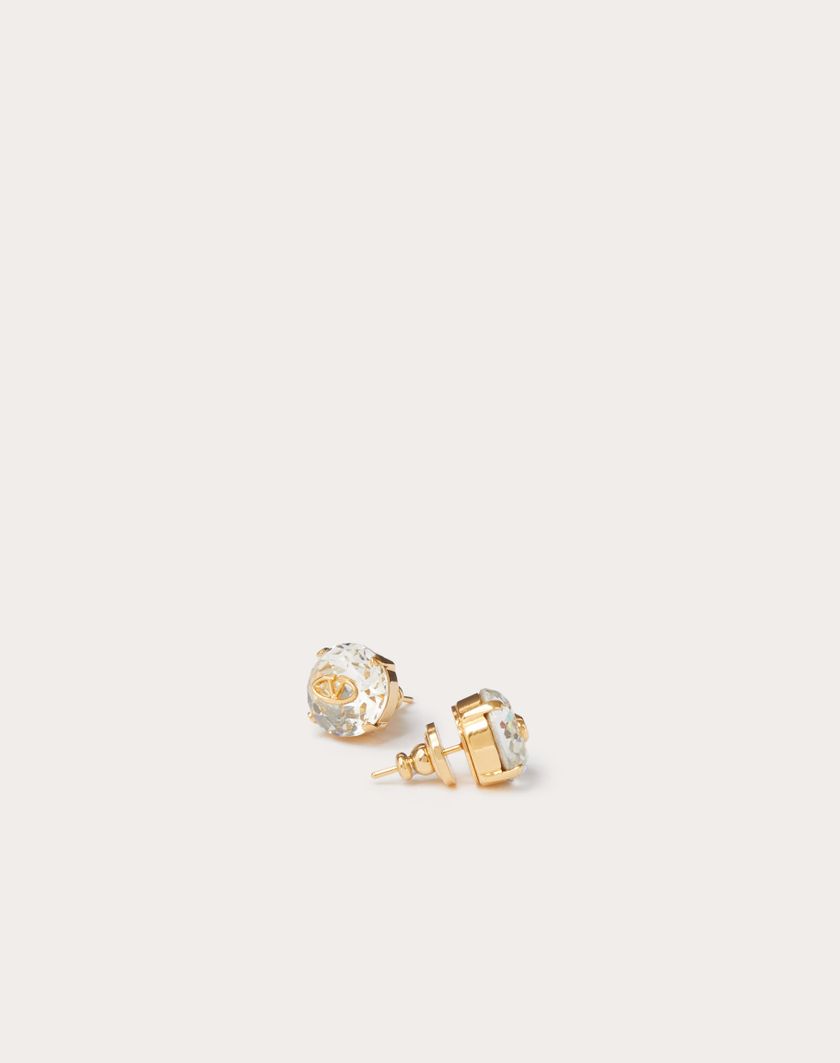 Valentino Handbags Orecchini Vlogo The Bold Edition In Metallo E Cristalli per Donna in Oro | Valentino IT Fino al 55% di sconto