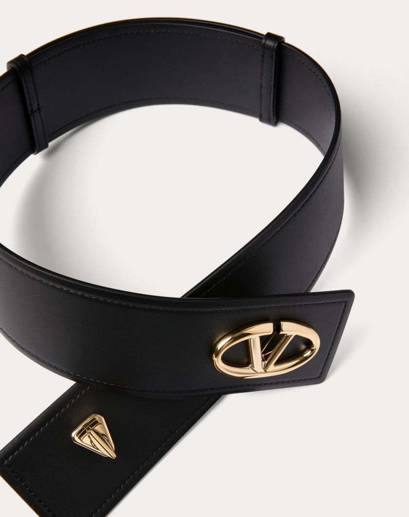 Valentino Handbags Cintura Vlogo The Bold Edition In Vitello 60 Mm per Donna in Nero | Valentino IT Sconti questo mese