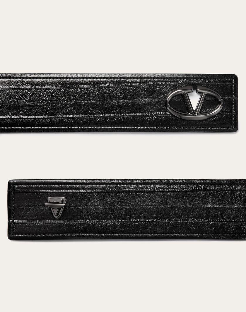 Valentino Handbags Cintura Vlogo The Bold Edition In Anguilla 60 Mm per Donna in Nero | Valentino IT 2025