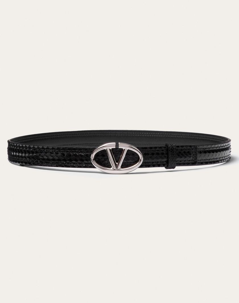 Valentino Handbags Cintura Vlogo The Bold Edition In Ayers 20 Mm per Donna in Nero | Valentino IT In Linea