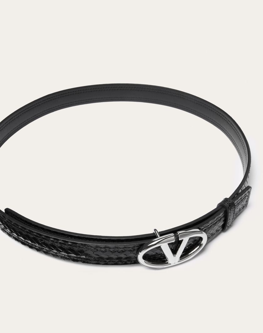 Valentino Handbags Cintura Vlogo The Bold Edition In Ayers 20 Mm per Donna in Nero | Valentino IT In Linea