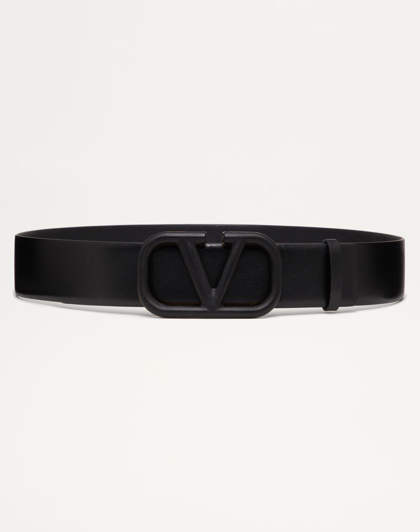 Valentino Handbags Cintura Vlogo Signature In Vitello Lucido 40mm per Donna in Nero | Valentino IT Affare Del Giorno