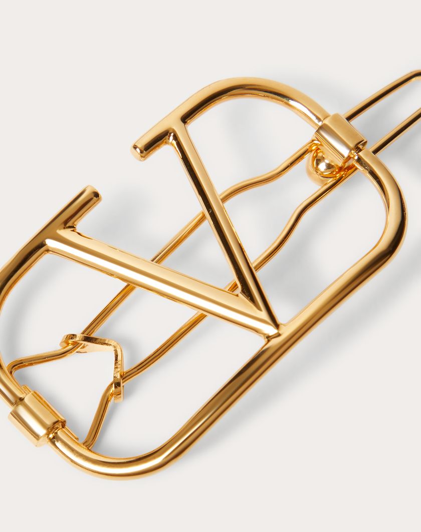 Valentino Handbags Fermaglio Per Capelli Vlogo Signature In Metallo per Donna in Oro | Valentino IT Comprare a buon mercato