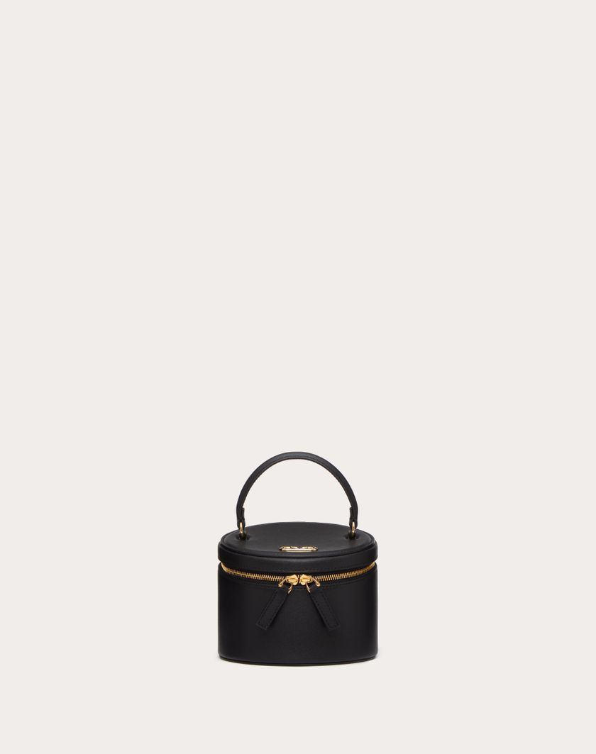 Valentino Handbags Mini Vanity Porta Gioielli Vlogo Signature In Vitello per Donna in Nero | Valentino IT Fino al 50% di sconto