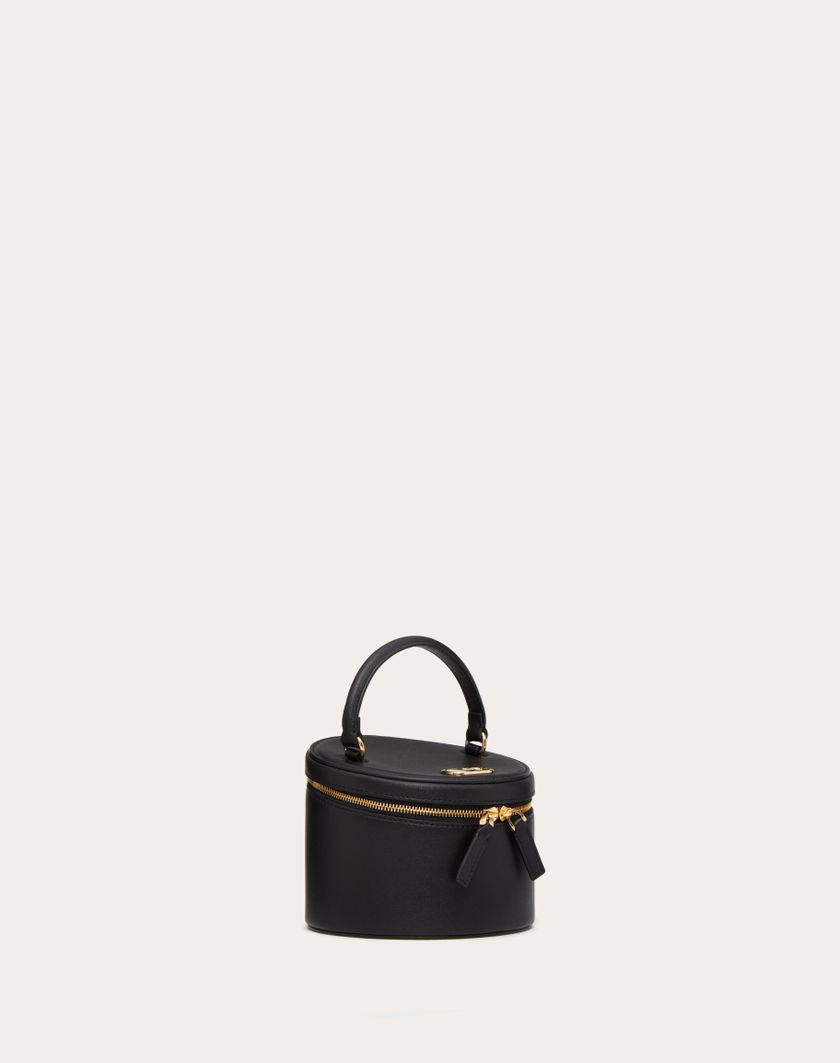Valentino Handbags Mini Vanity Porta Gioielli Vlogo Signature In Vitello per Donna in Nero | Valentino IT Fino al 50% di sconto