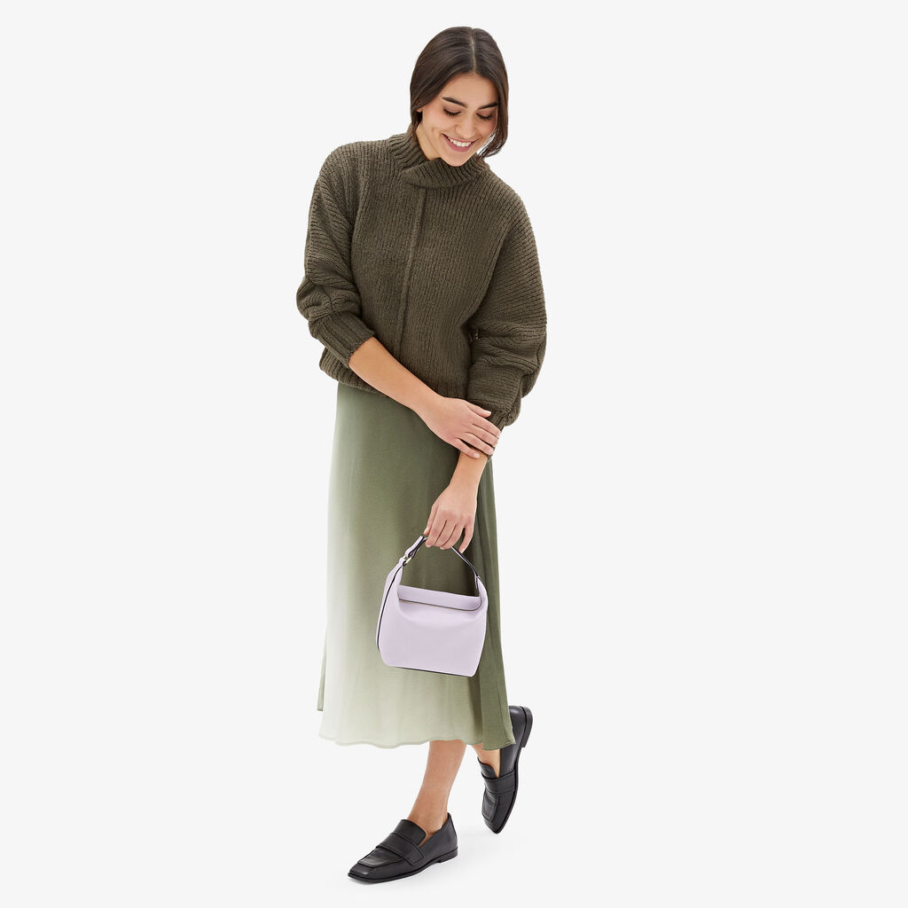 Valextra Borsa da Donna Mochi Mini di Lusso in Pelle Lilla | Valextra Shopping Online