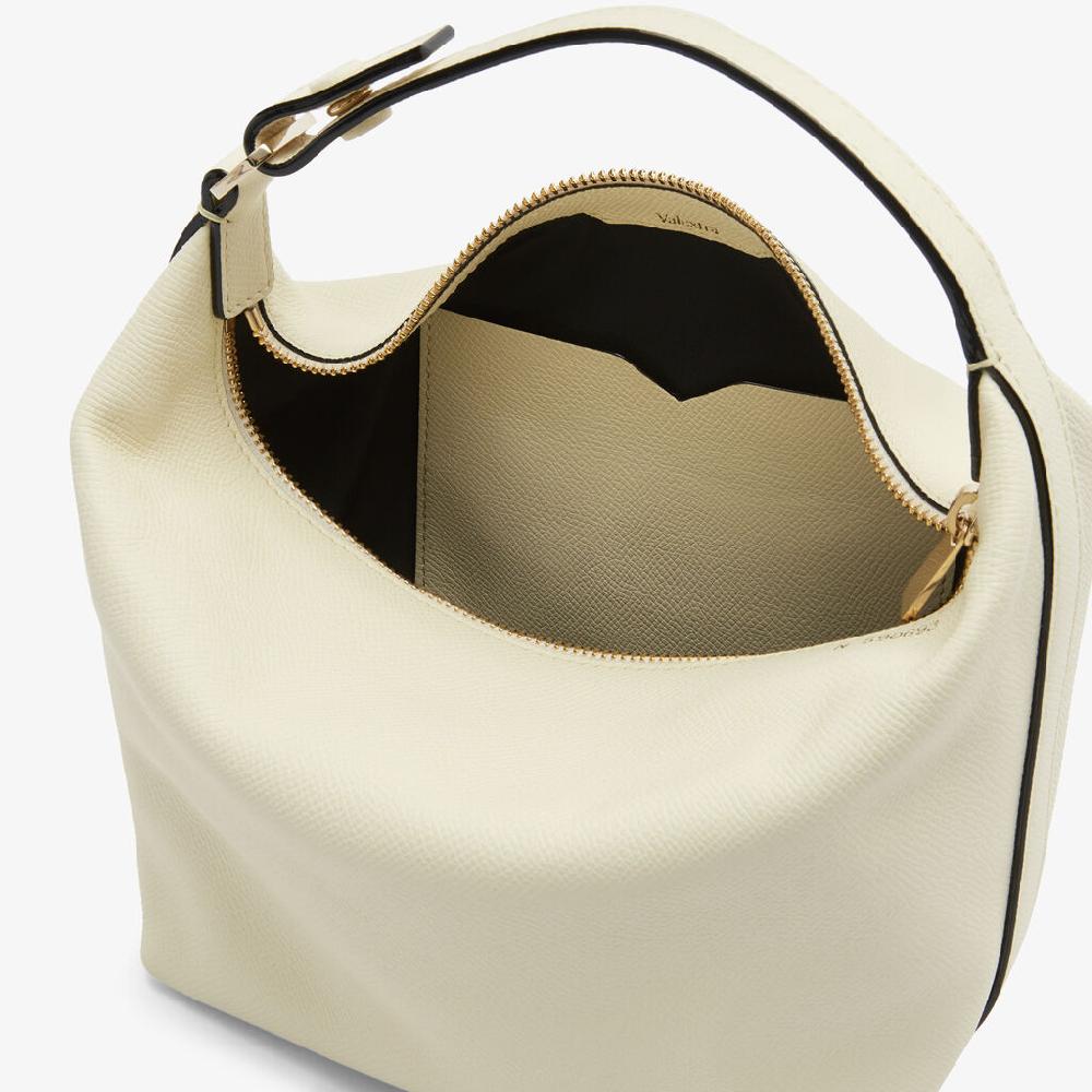 Valextra Borsa a mano da Donna Mochi di Lusso in Pelle Bianca | Valextra Presa