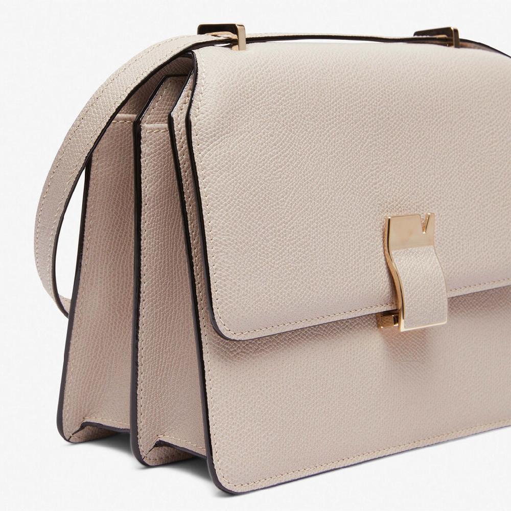 Valextra Borsa a tracolla Media in Pelle Rosa Nude | Valextra NoLo Saldi