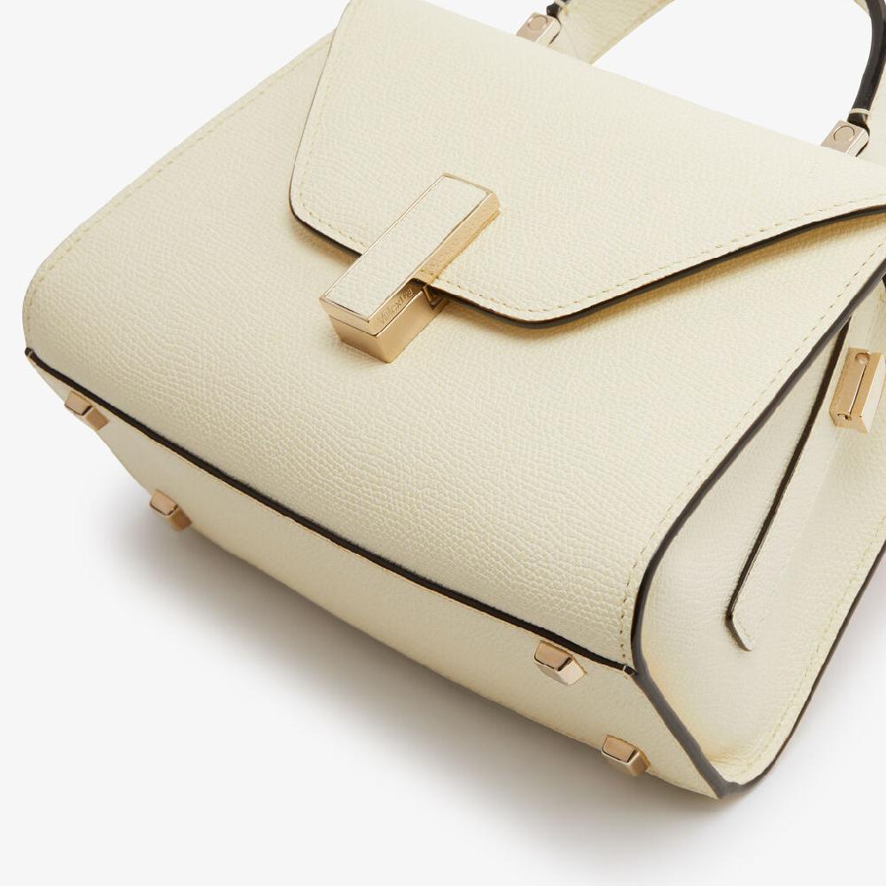 Valextra Borsa a mano Micro in Pelle Bianca | Valextra Iside Vendita Calda
