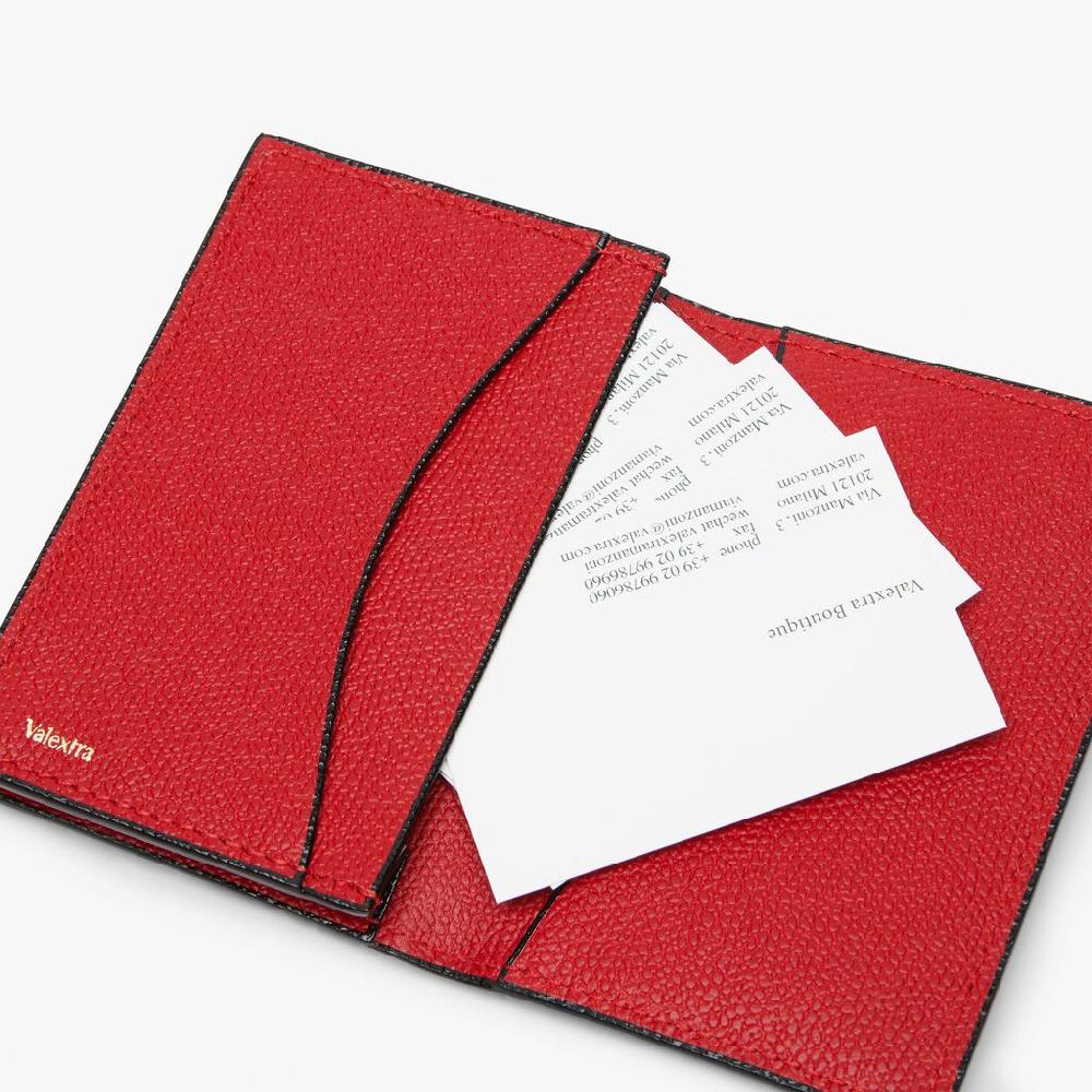 Valextra Portatessere in Pelle Rossa | Valextra Nuovo